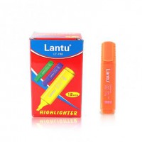 MARCA TEXTOS NARANJA (12 PIEZAS) Modelo:  LT708N