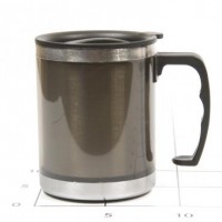 TAZA TERMICA NEGRA (6 PIEZAS) Modelo:  SWA1183
